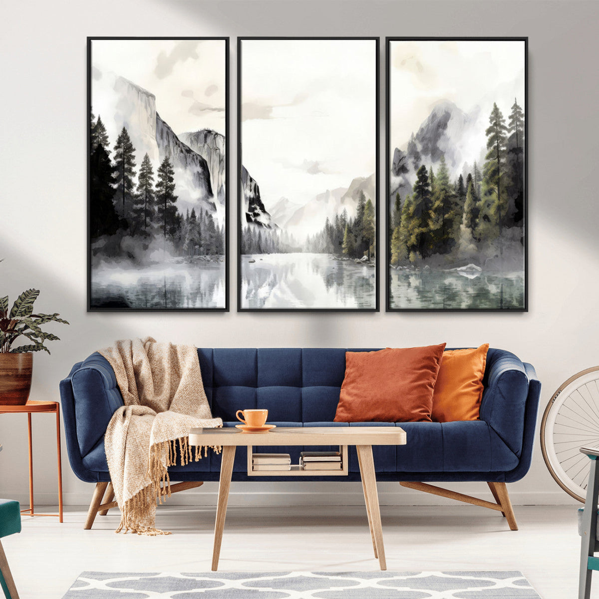 Yosemite Valley Wall Art Canvas Print – Framed and Ready to