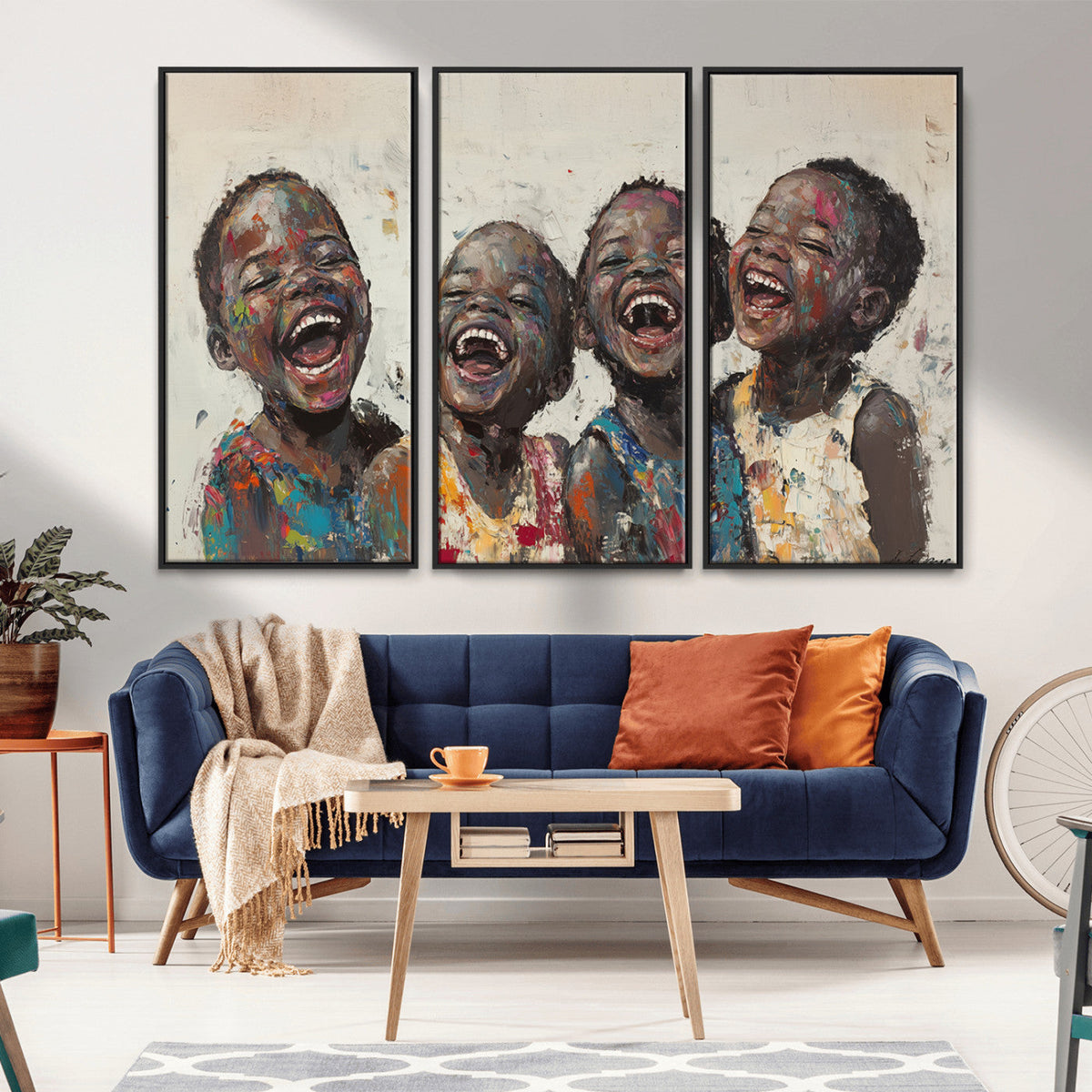 Shai Yossef Print - Joyful Childhood Canvas Wall Art -