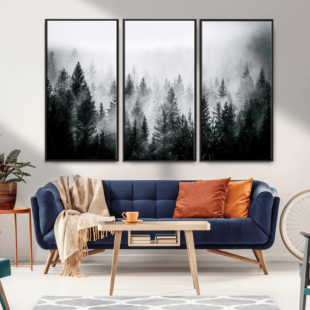 Texas Longhorn Wall Art Canvas Print – Framed Sepia Cow Art