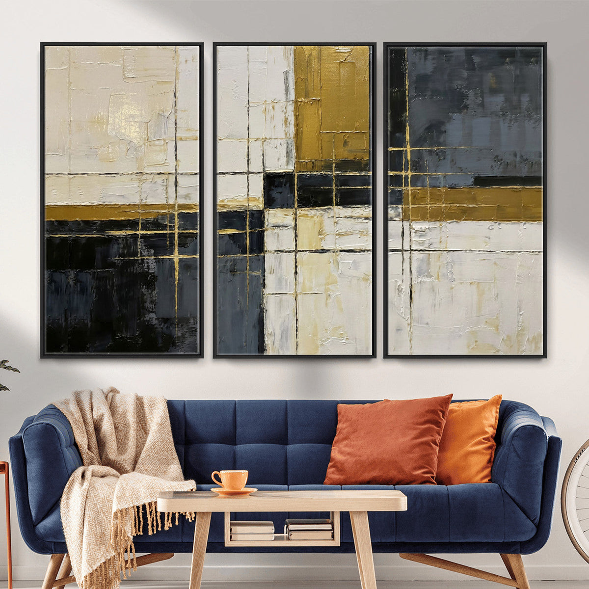 Geometric Abstract Wall Art Canvas Print