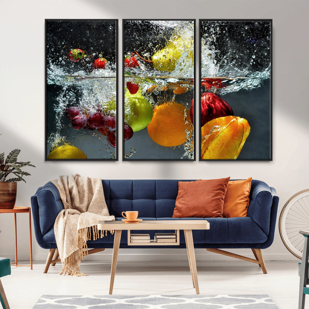 Kithen Vegetables World Wall Art Canvas Print