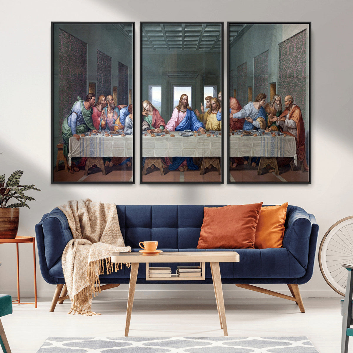 The Last Supper Multi Panel Canvas Wall Art