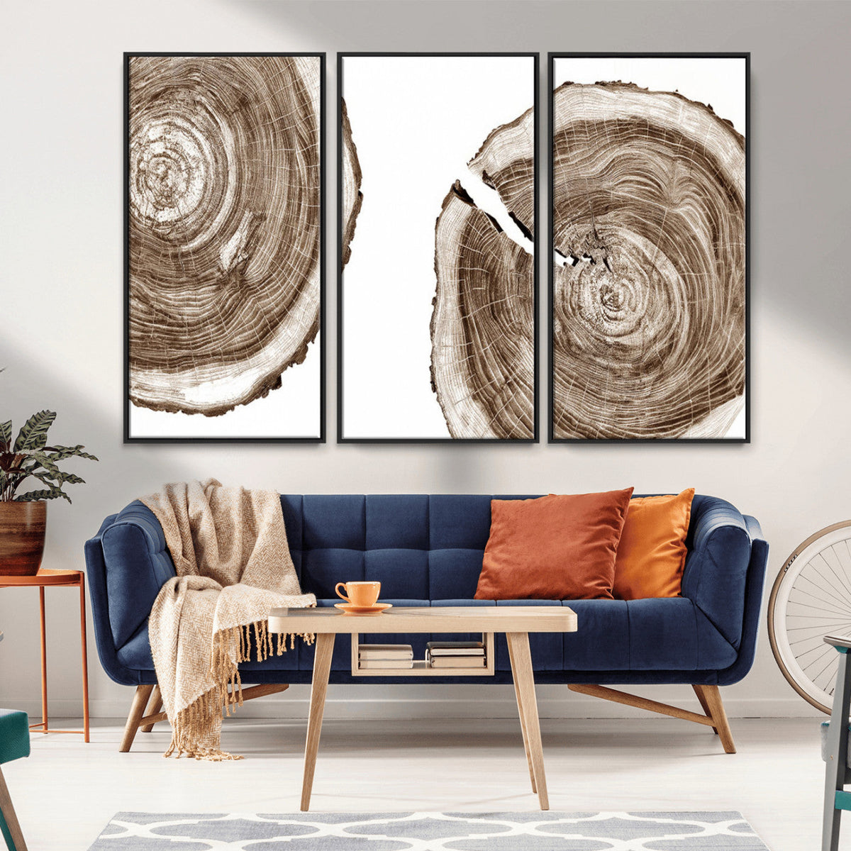 Wood Tree Ring Wall Art Canvas Prints, Tree Rings –