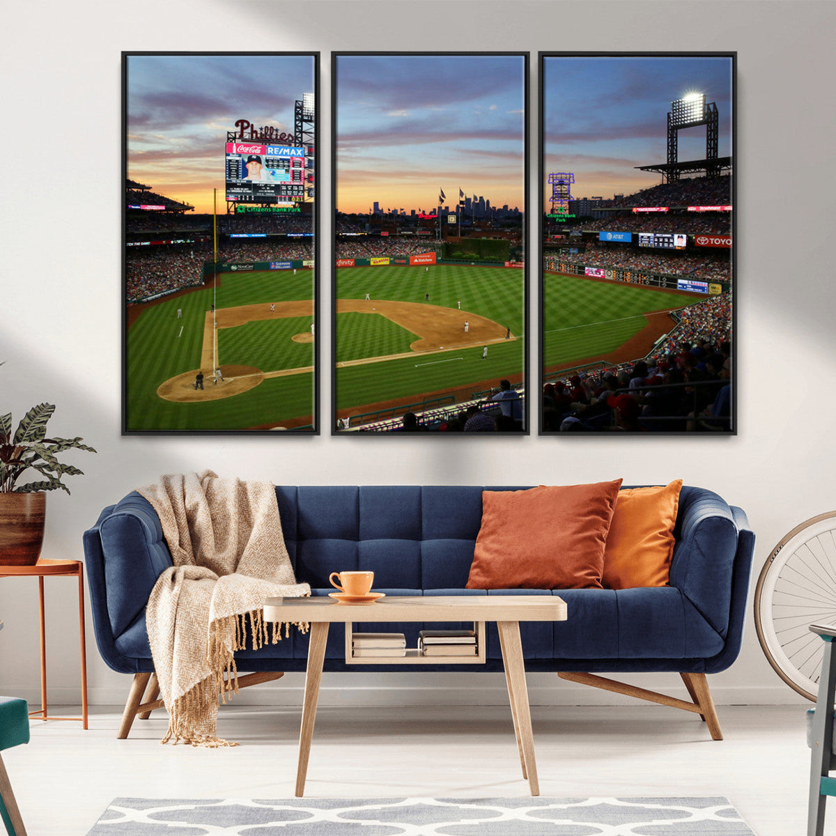 Citizens Bank Park Philadelphia Phillies Wall Art Canvas |
