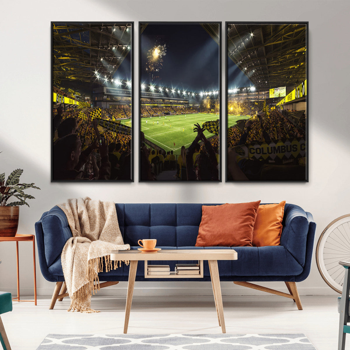 Columbus Crew Soccer Team Print - Columbus Crew Stadium Wall