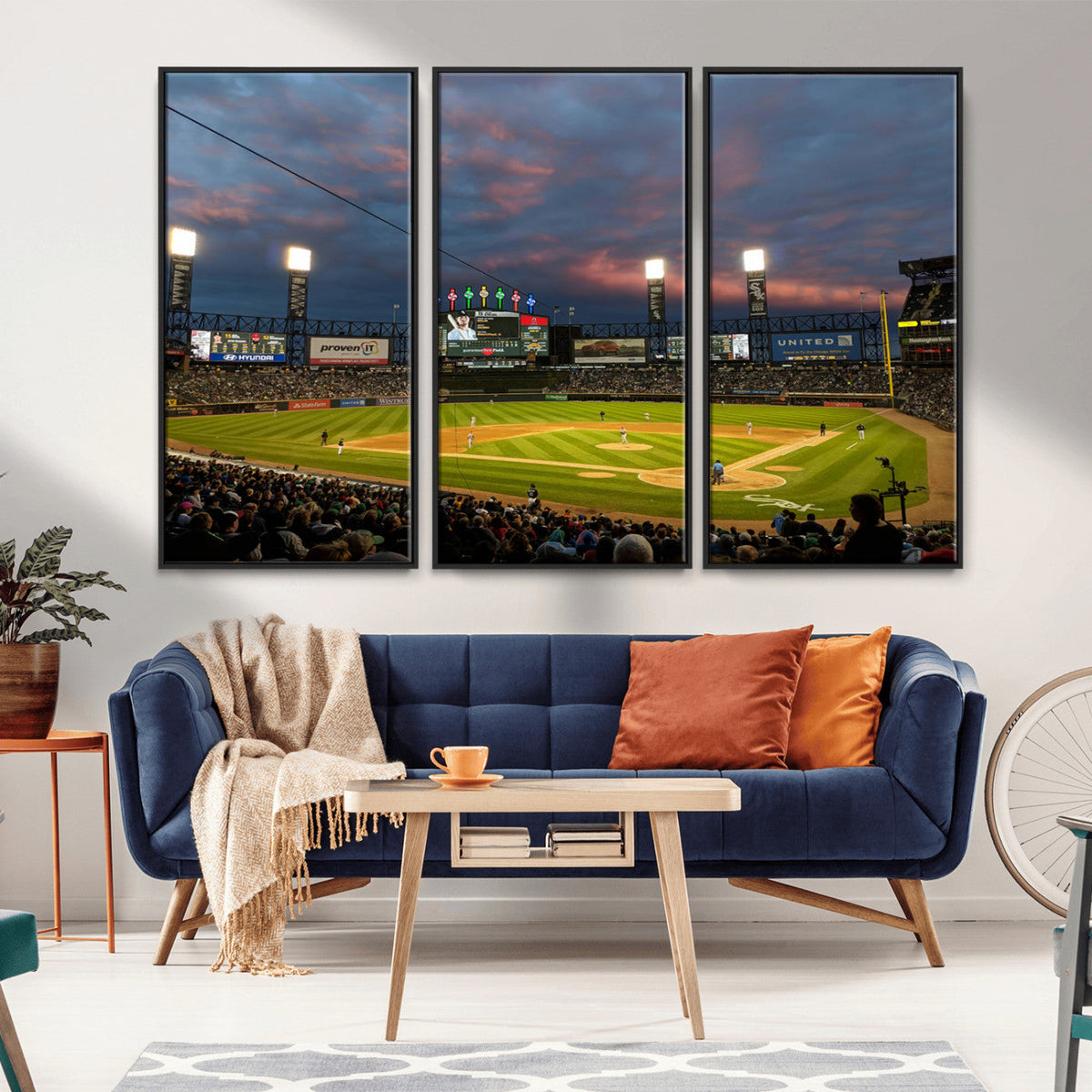 Chicago White Sox Baseball Team Print Canvas- Guaranteed