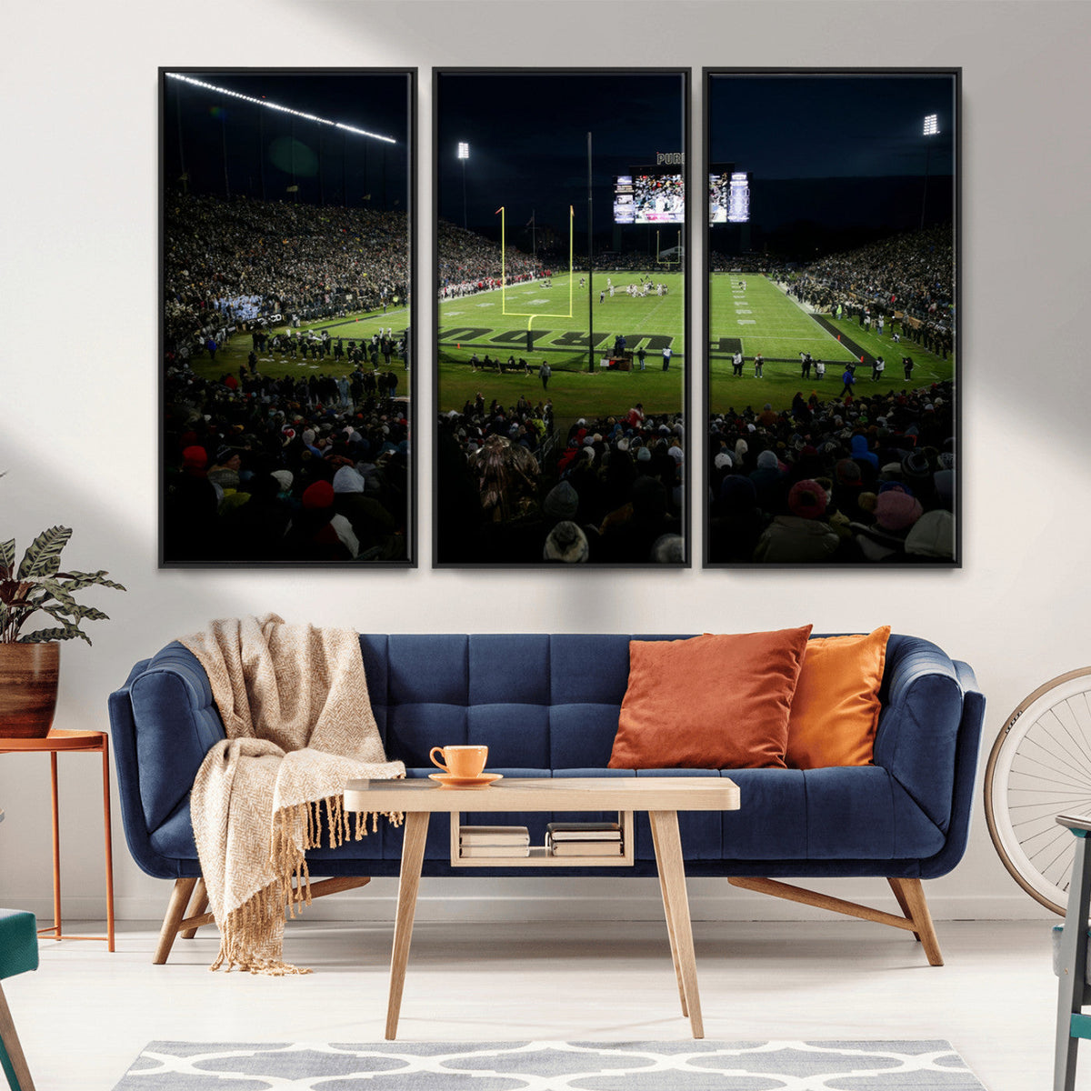 Purdue Boilermakers Football Team Print - West Lafayette
