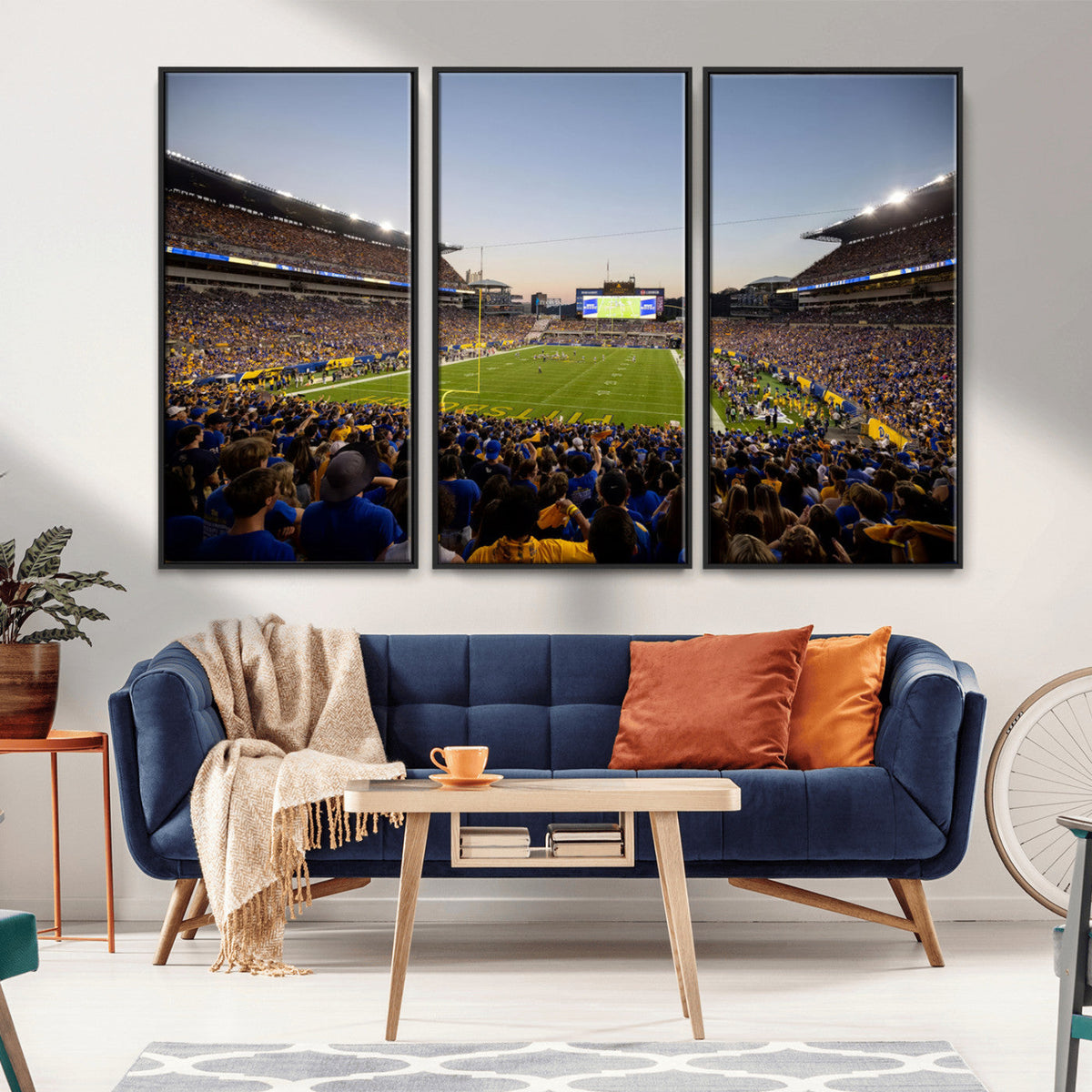 Pittsburgh Panthers Football Team Print - Pittsburgh