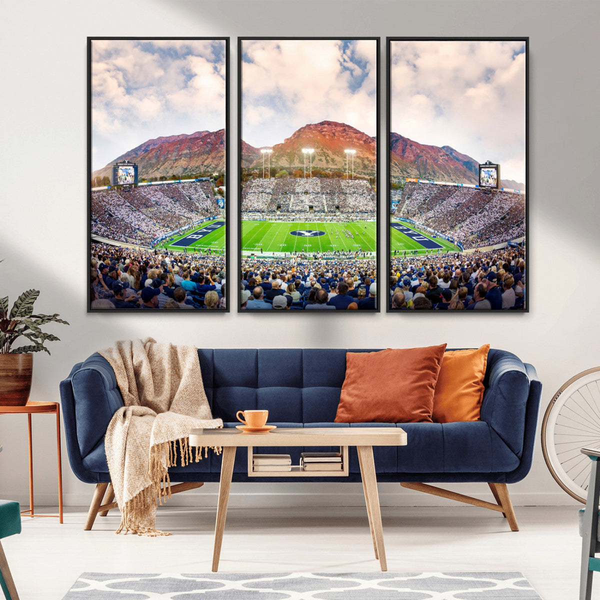 Brigham Young University Cougars Football Team Print - Provo