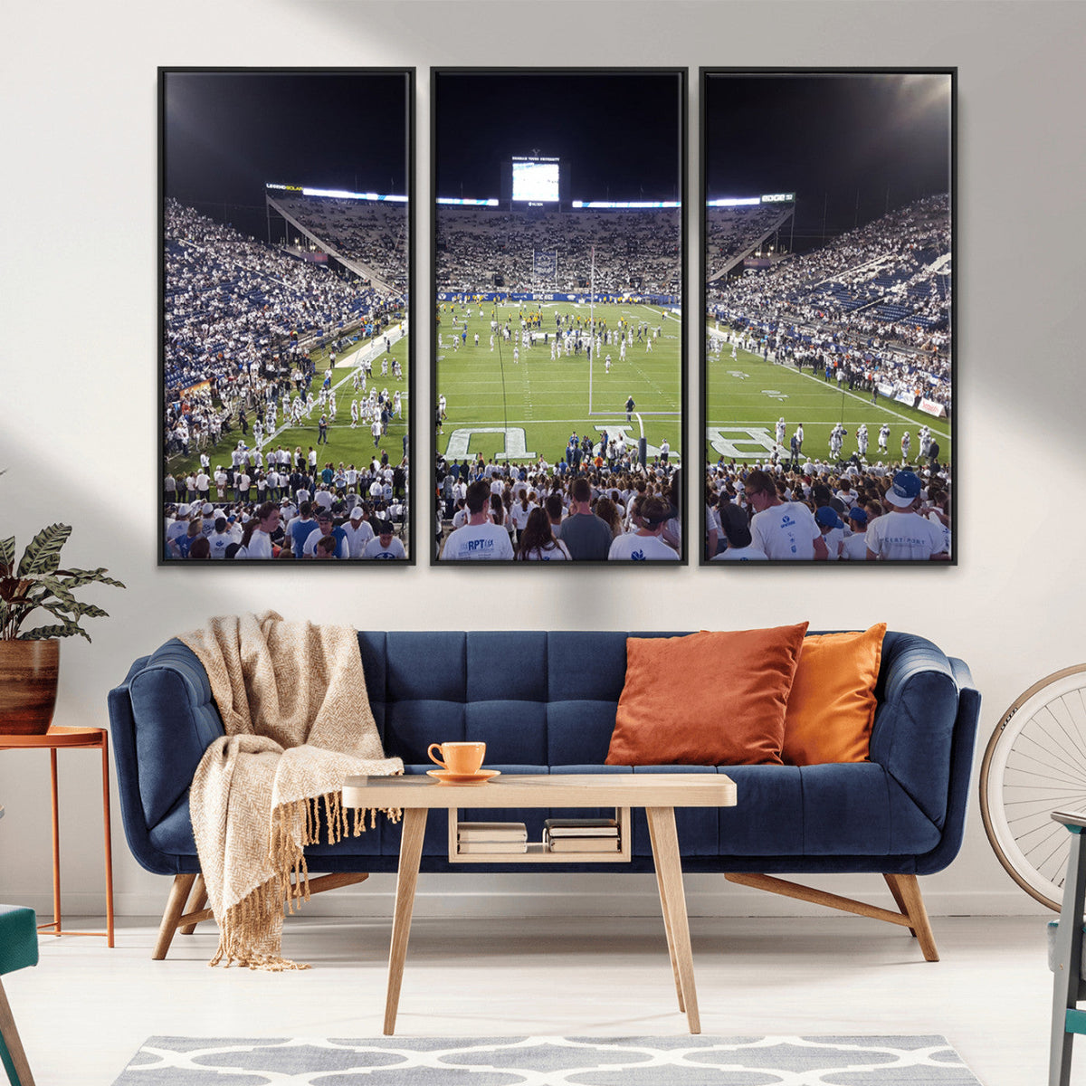 Brigham Young University Cougars Football Print Canvas -