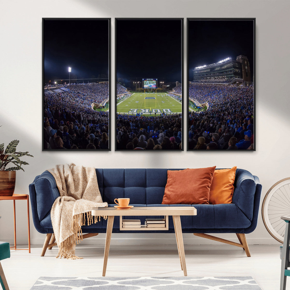 Duke University Blue Devils Football Team Print - Durham