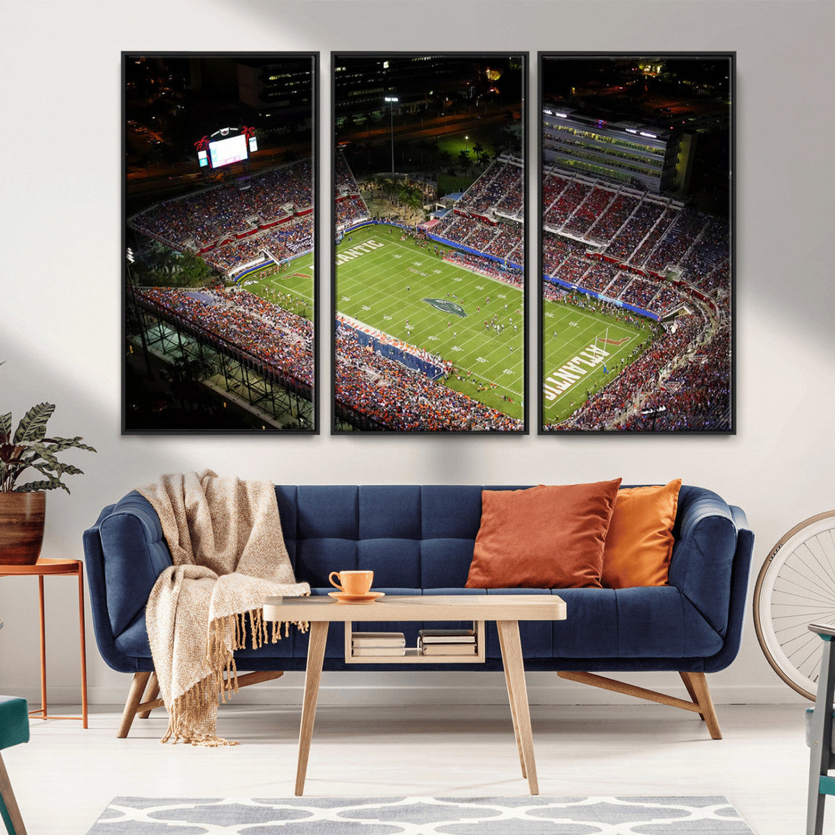 Florida Atlantic University Owls Canvas Print, Football Team