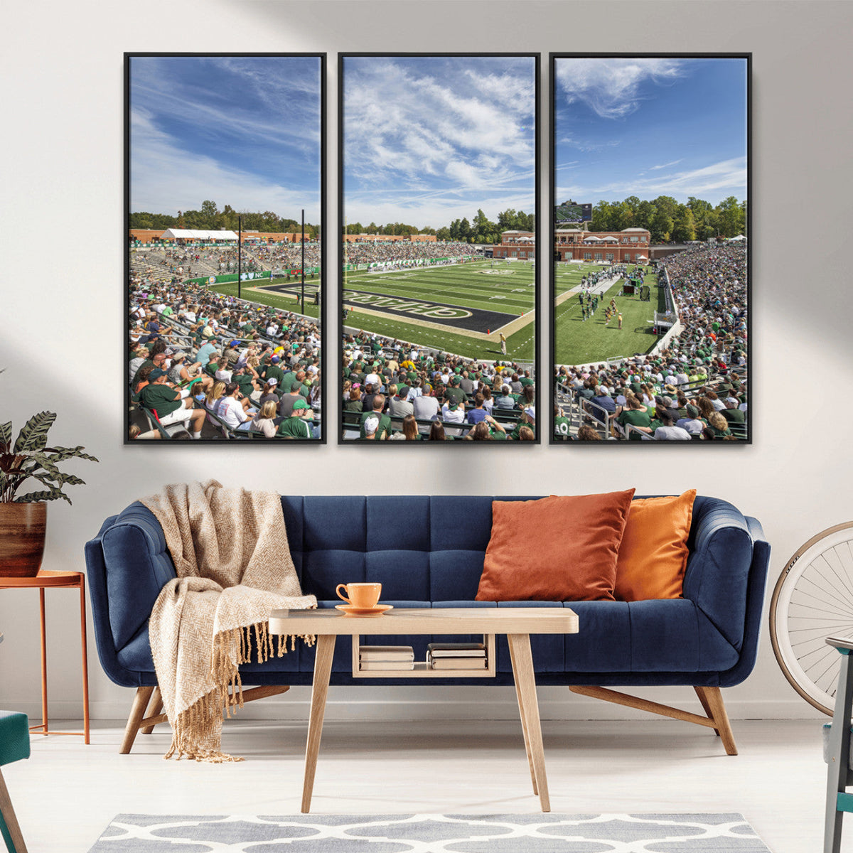 University of Charlotte 49ers Football Team Print -