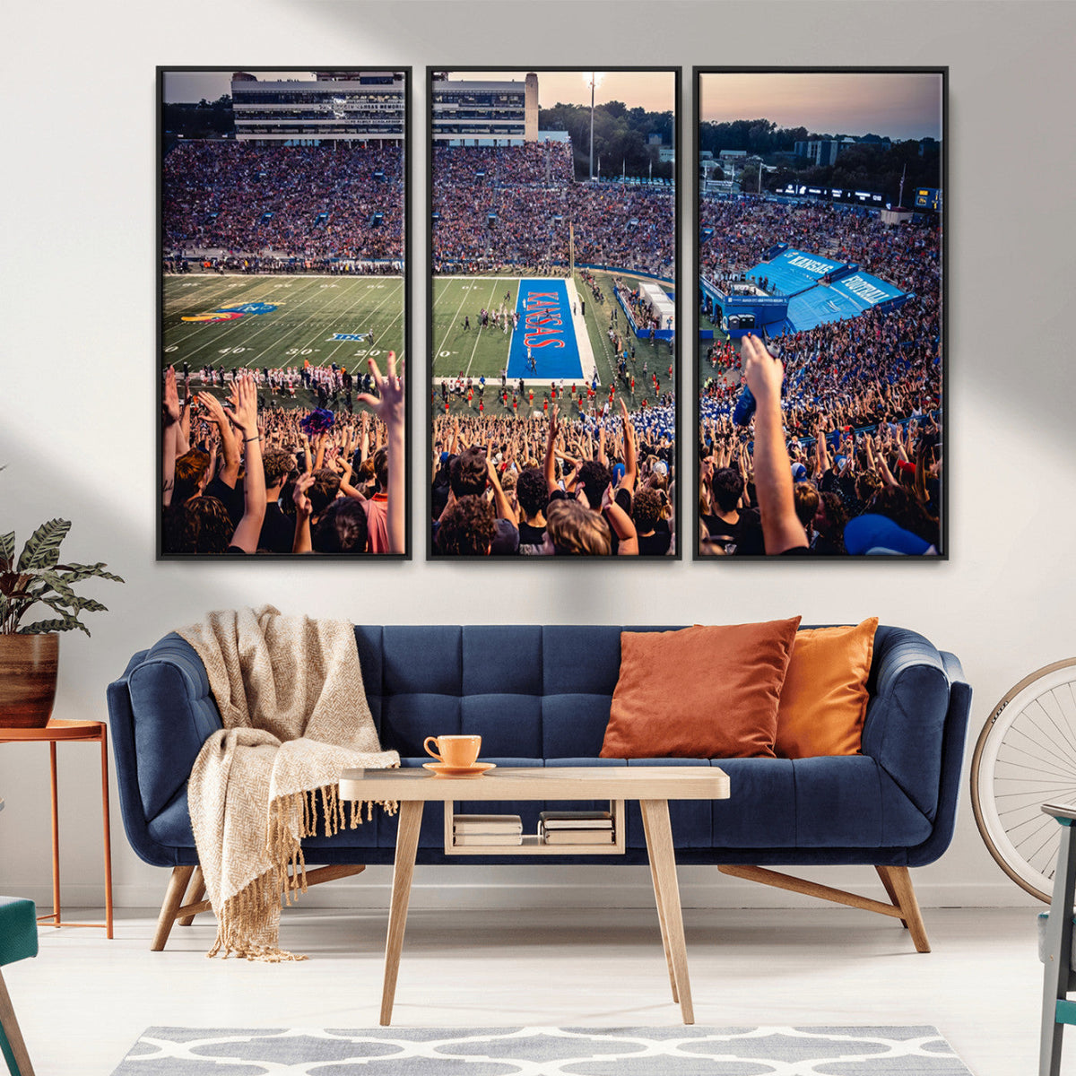 University of Kansas Jayhawks Football Team Art Print -