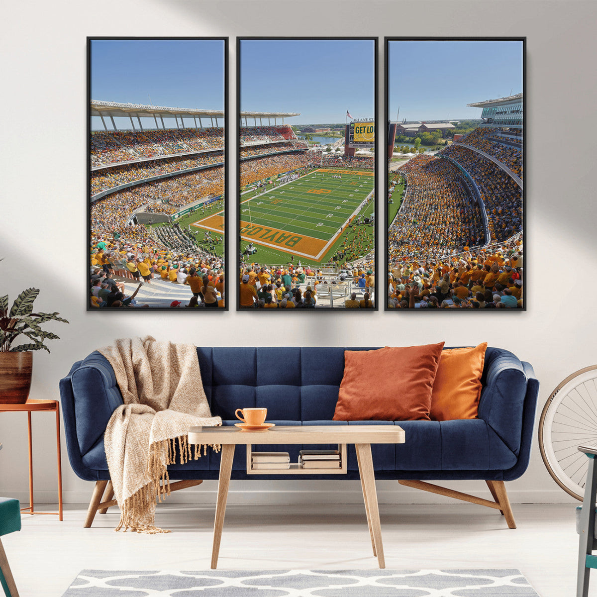 Baylor University Bears Football Team Print - Waco McLane