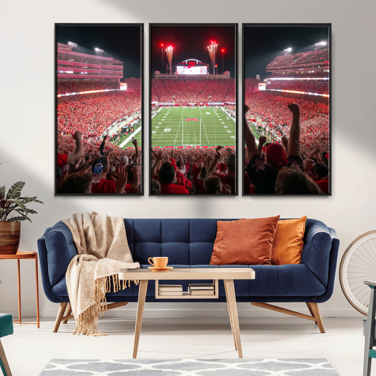 University of Nebraska Cornhuskers Football Team Print -