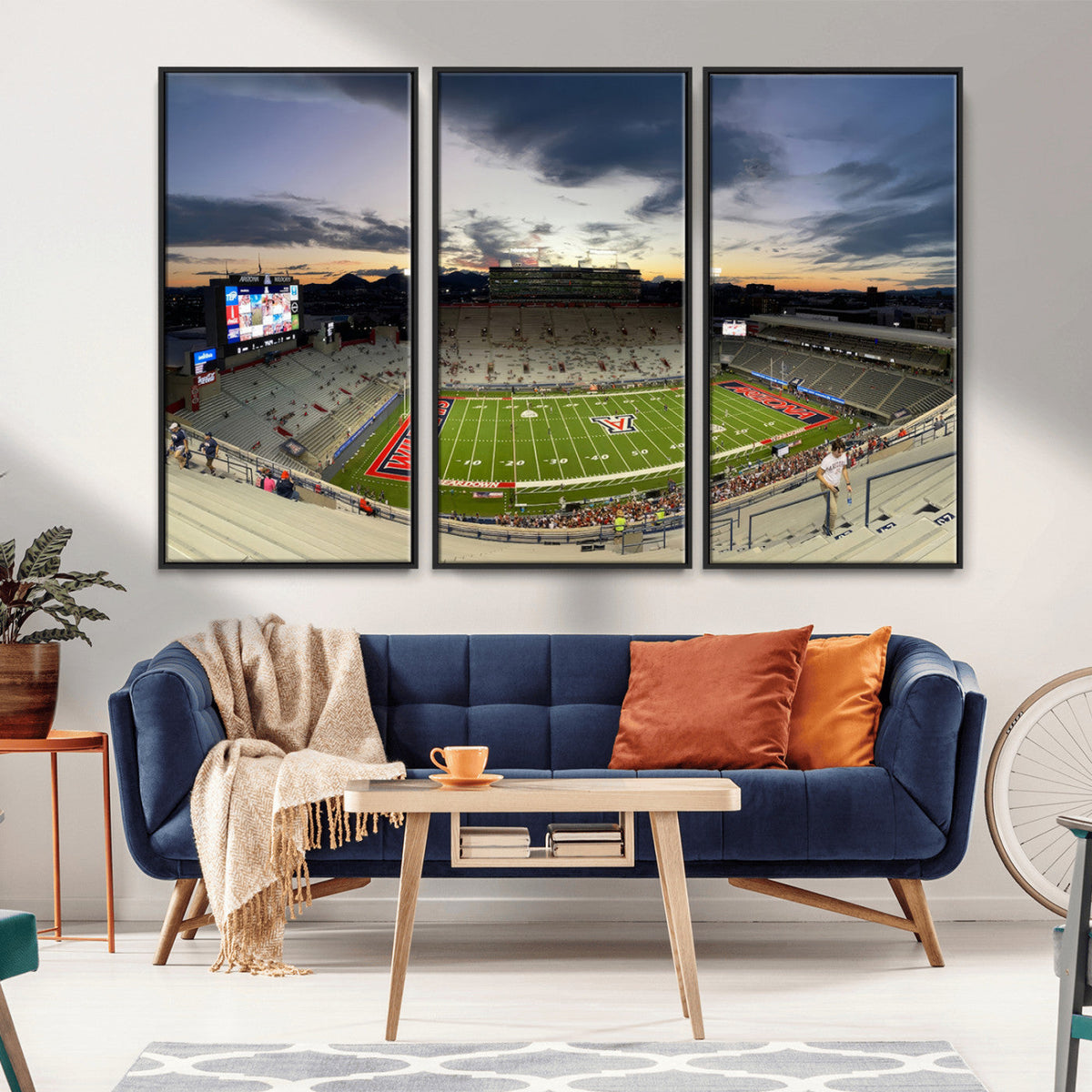 Arizona Wildcats Football Team Print - Tucson Arizona
