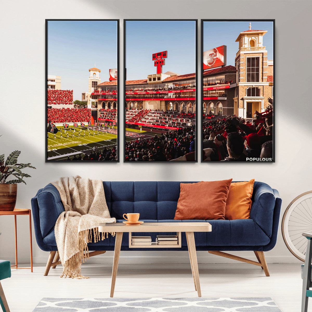 Jones AT&T Stadium Texas Tech Red Raiders Wall Art | Large
