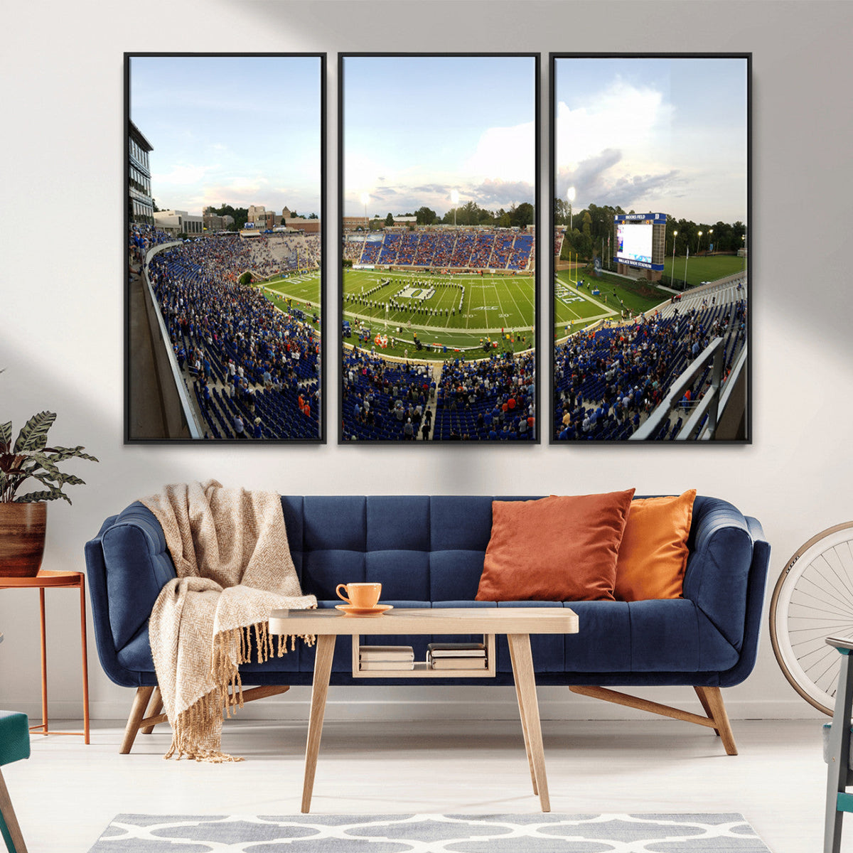 The Duke University Blue Devils Football Team Print - Durham