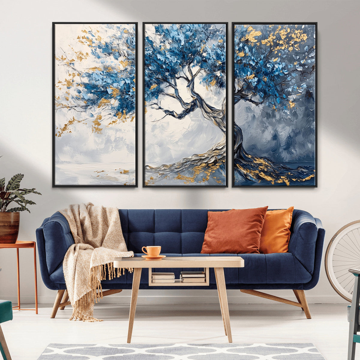 Abstract Tree Painting Canvas Wall Art | Tree of Life