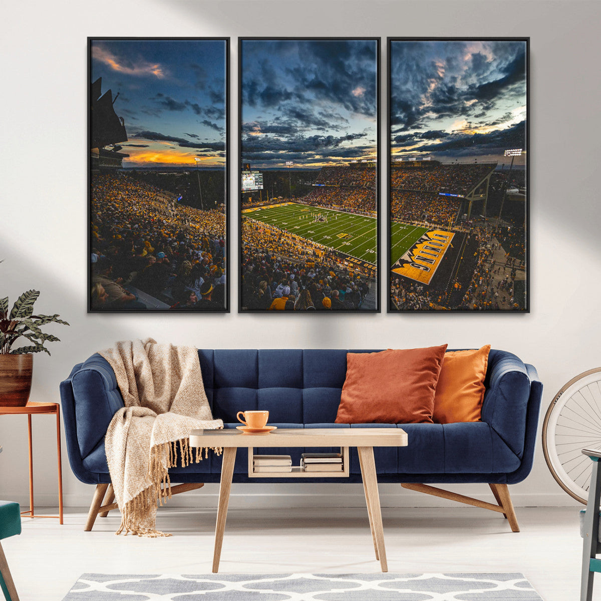 University of Wyoming Cowboys Football Team Print - Laramie