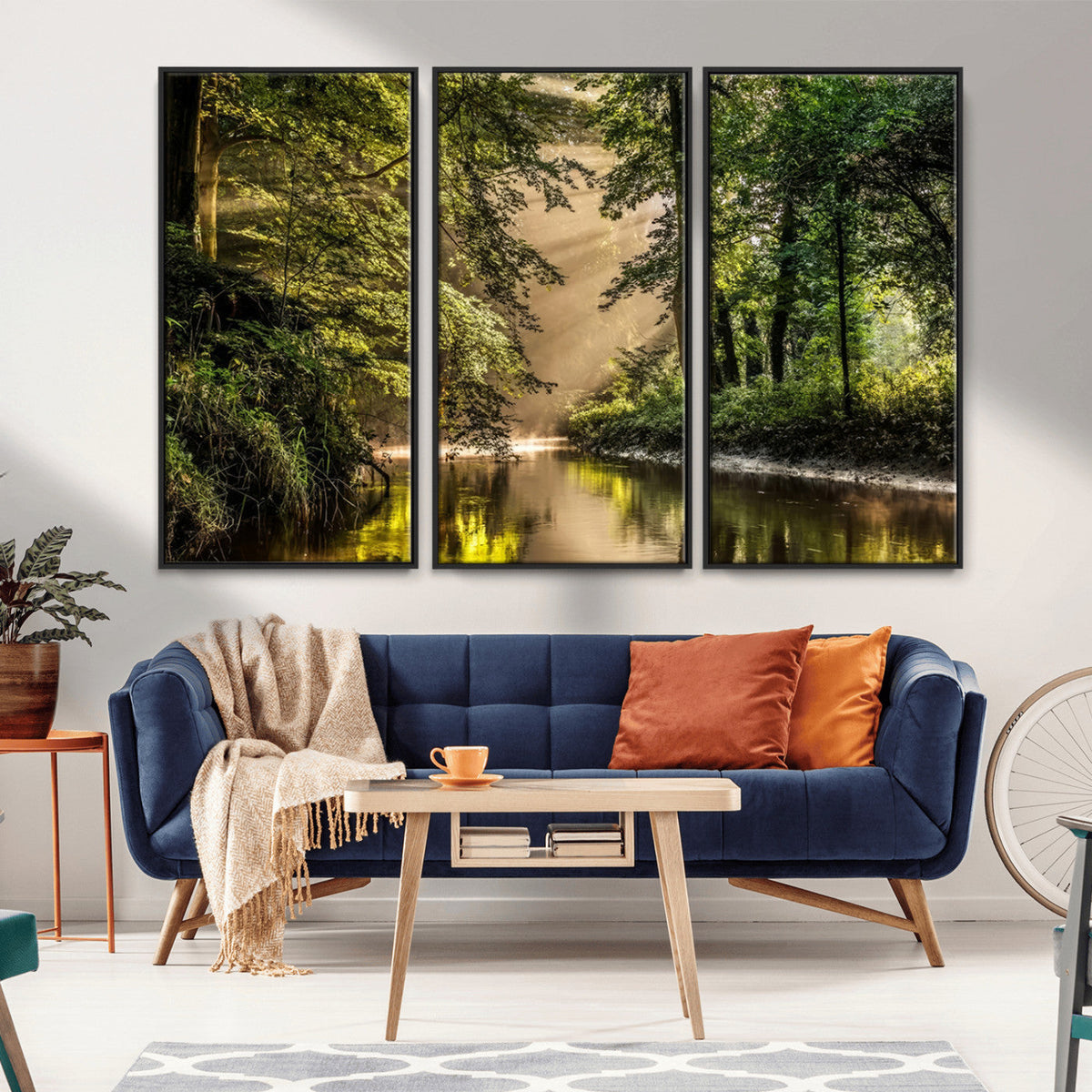 Forest Wall Art Print | River Landscape Wall Art | Perfect