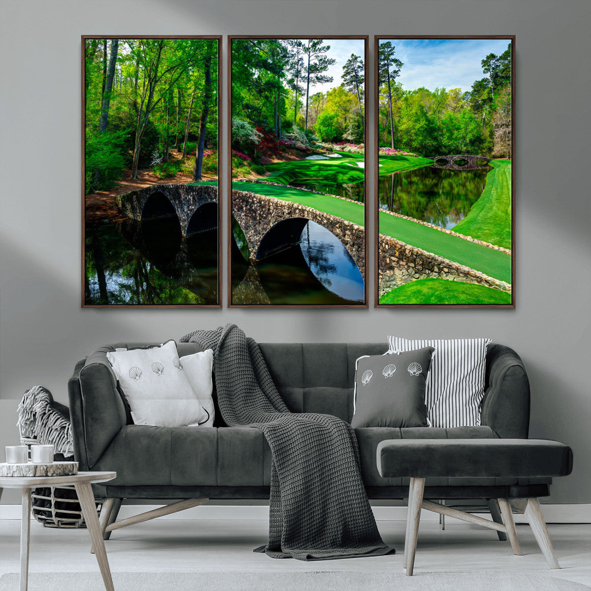 Augusta National Golf Club Wall Art - Panoramic Bridge &