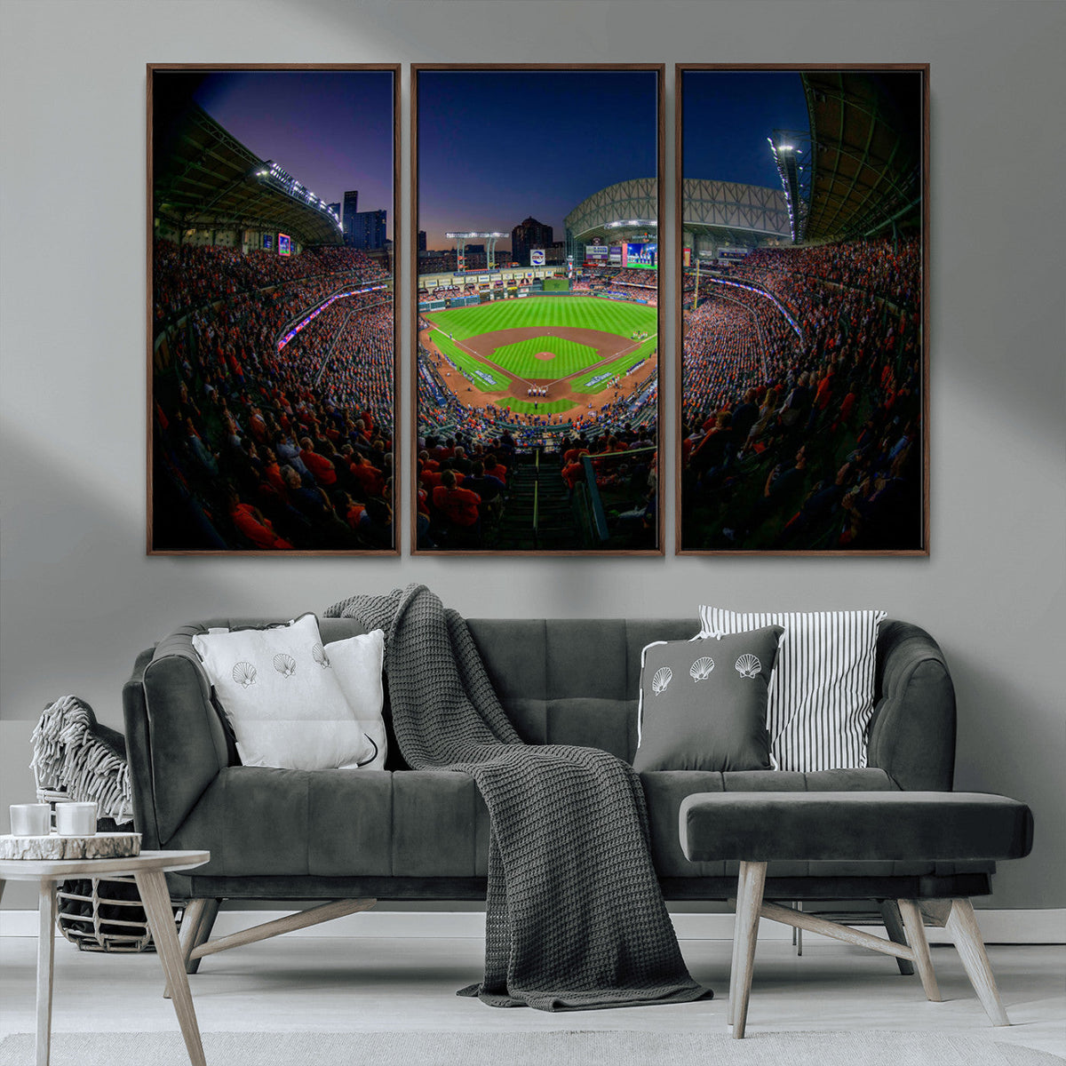 Houston Astros Baseball Print Canvas - Houston Minute Maid