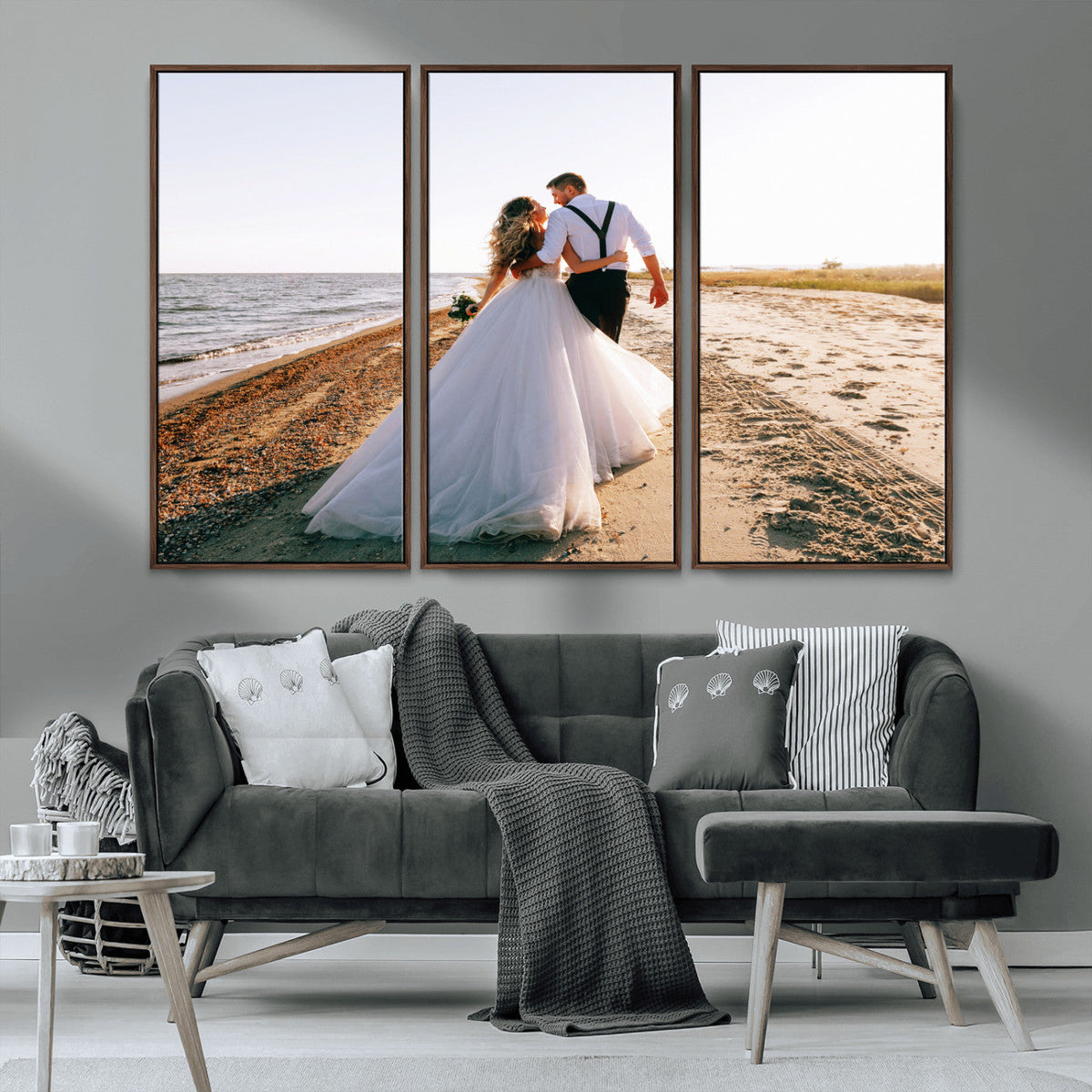 Framed Custom Canvas Print - Personalized Wall Art for Home