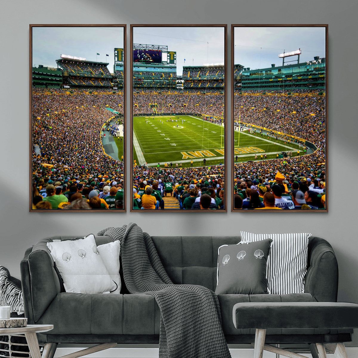 Green Bay Packers Lambeau Field Stadium Wall Art Canvas