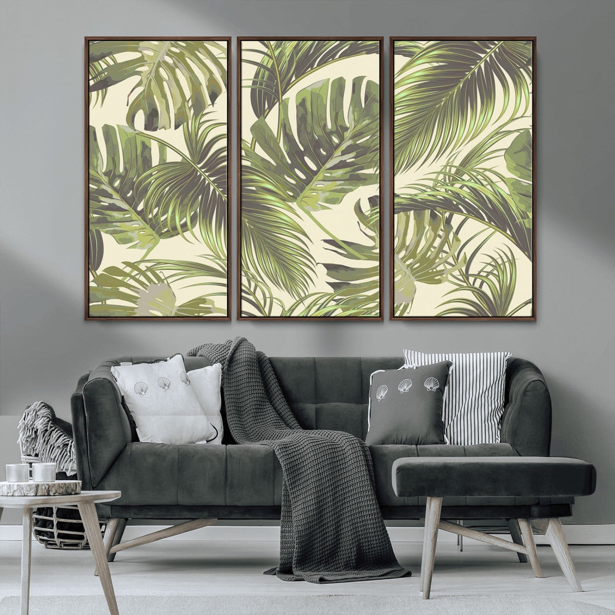 Palm Leaves Canvas Print