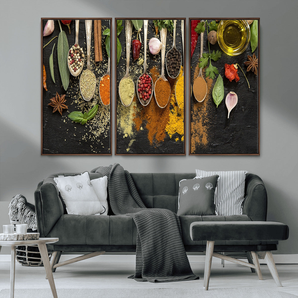 Kitchen Spice Wall Art Canvas Print