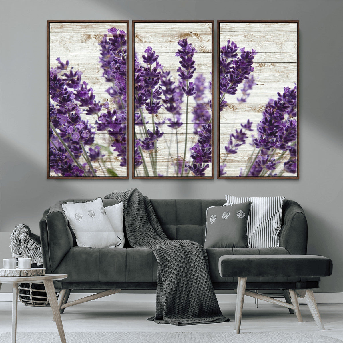 Lavender Herb Wall Art Canvas Print