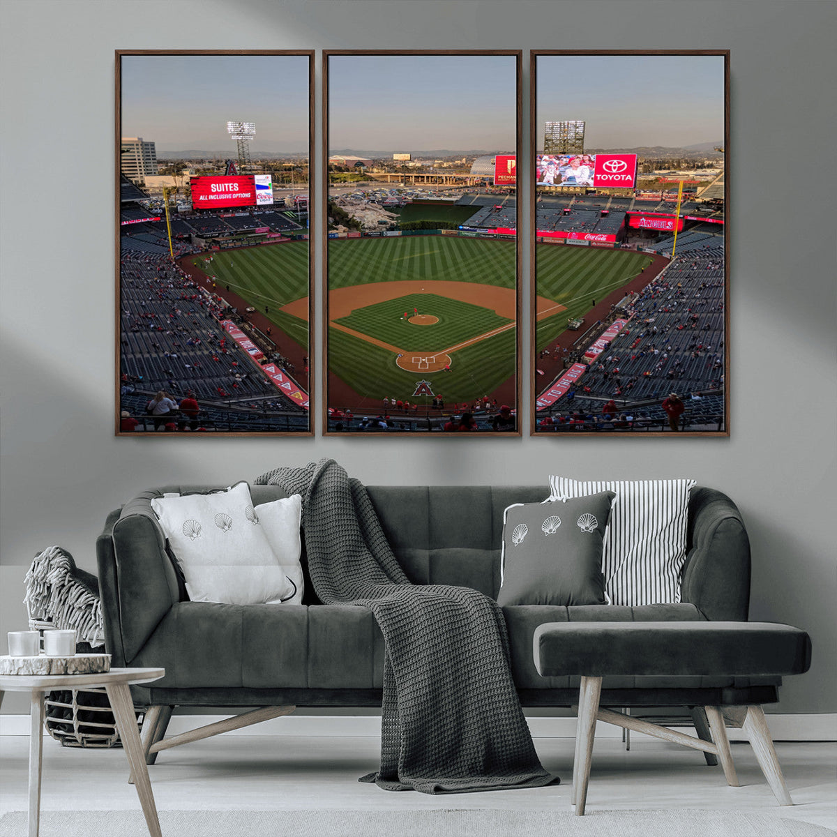Los Angeles Angels Baseball Canvas Print - Anaheim Angel
