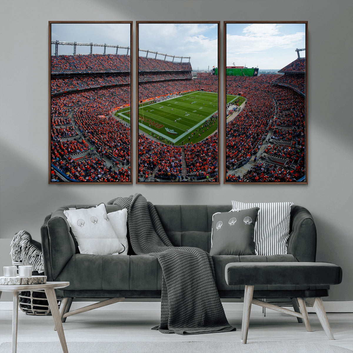 Denver Broncos Football Team Print - Empower Field Mile High