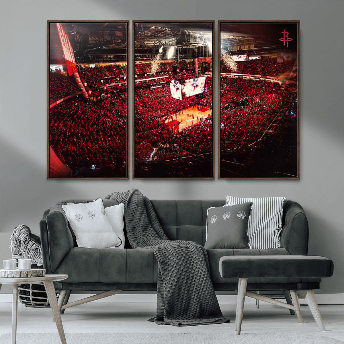 Houston Rockets Basketball Team Print Canvas- Houston Toyota