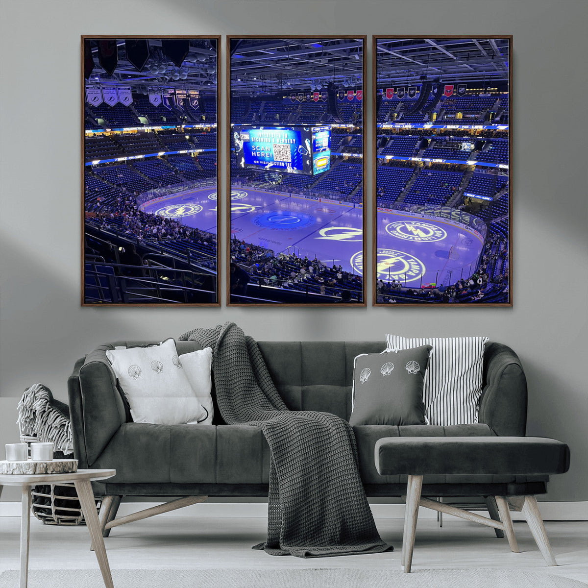 Amalie Arena Florida Wall Art Canvas Print - NHL Hockey