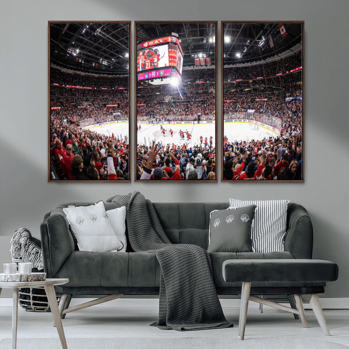 Amerant Bank Arena Wall Art Canvas Print - Basketball Arena
