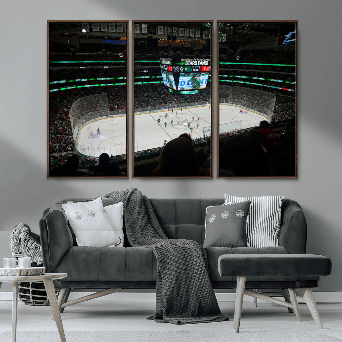 American Airlines Center Dallas Stars Wall Art Canvas Print