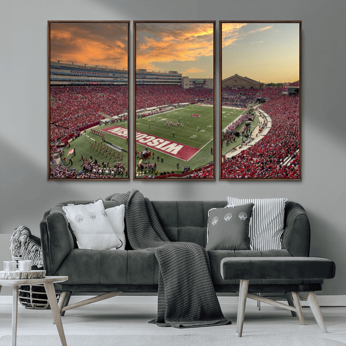 Camp Randall Stadium Wisconsin Badgers Large Wall Art Canvas