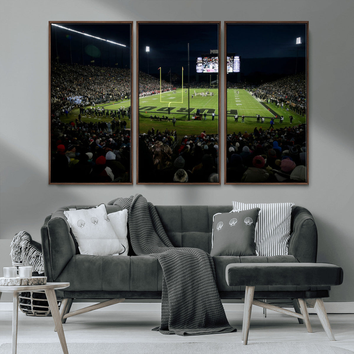 Purdue Boilermakers Football Team Print - West Lafayette