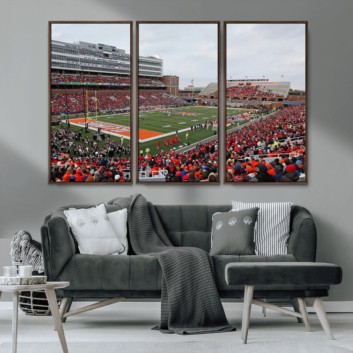 University of Illinois Fighting Illini Football Team Print -