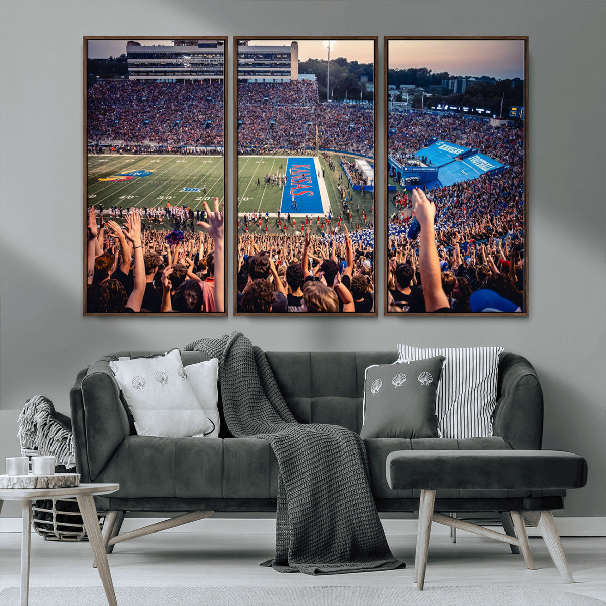 University of Kansas Jayhawks Football Team Art Print -