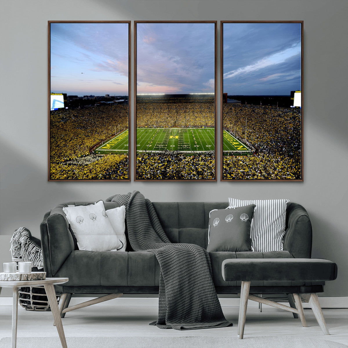 University of Michigan Wolverines Football Team Print - Ann