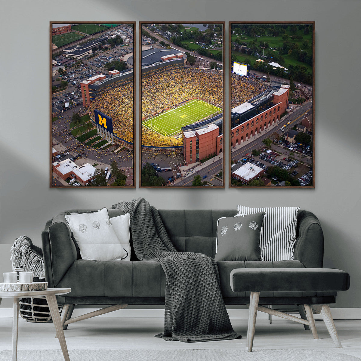 University of Michigan Wolverines Football Team Print - Ann