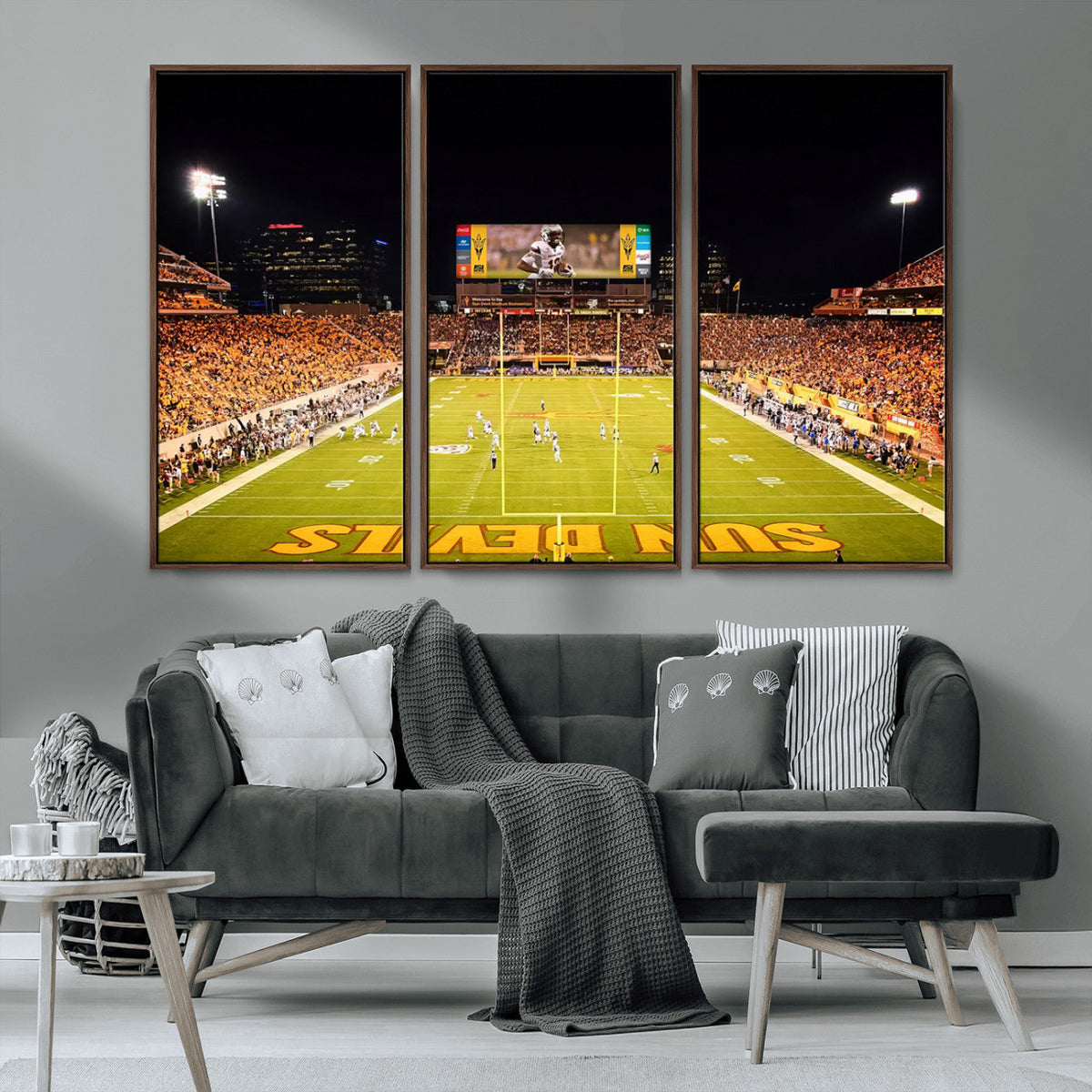 ASU Sun Devils Football Team Print - Phoenix Mountain