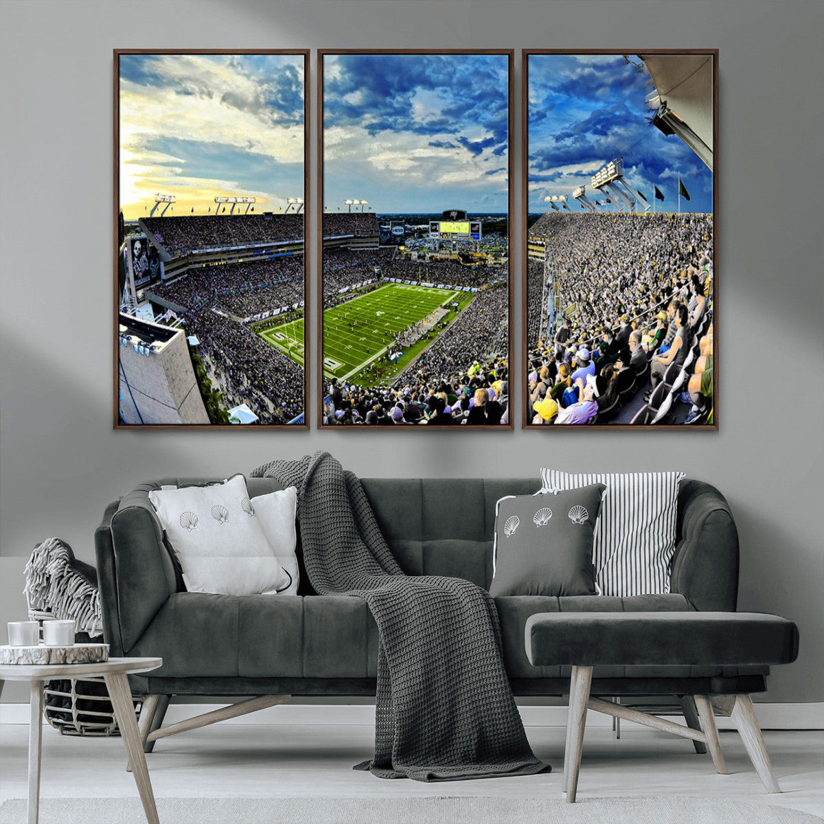 Framed USF Bulls Football Team Print - Tampa Raymond James