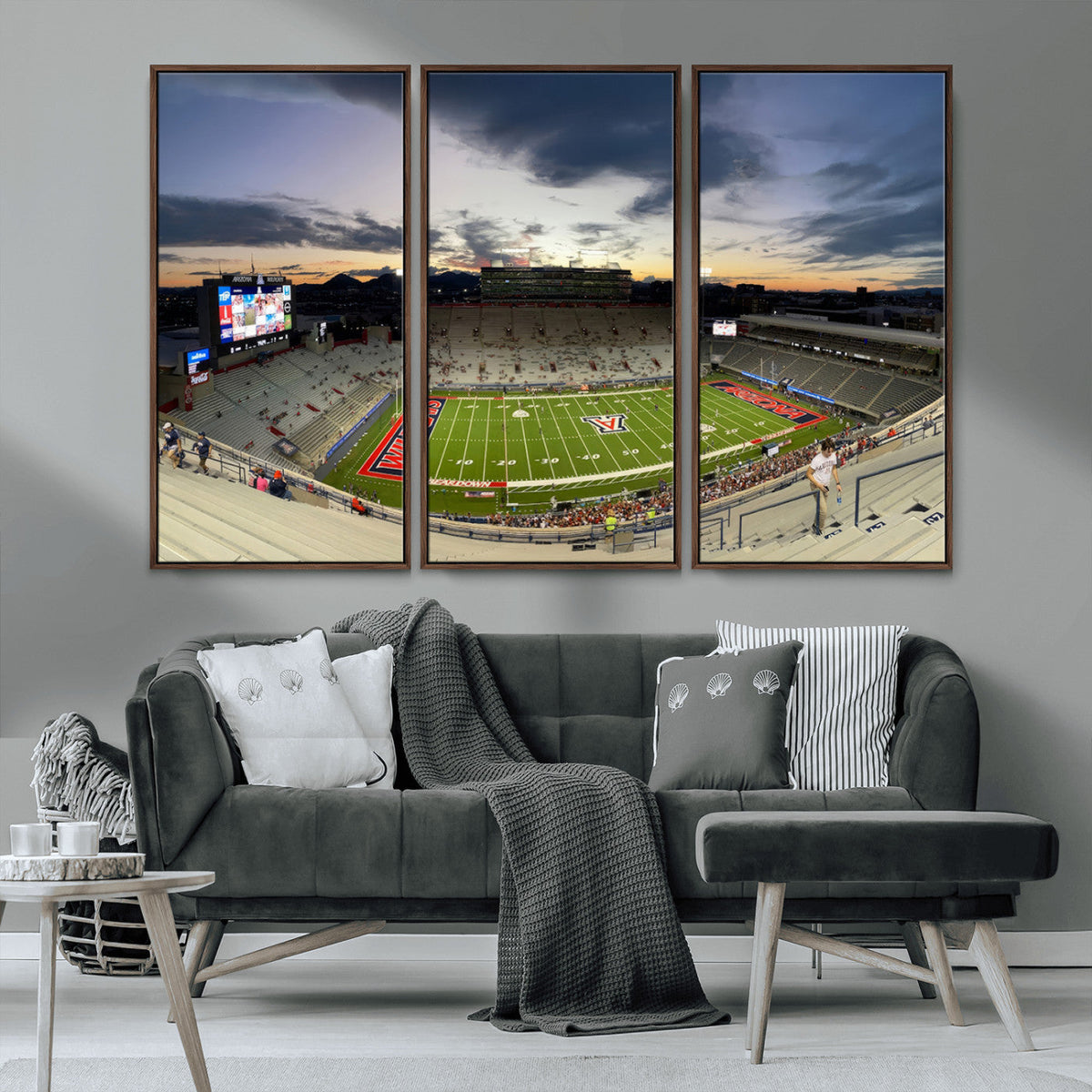 Arizona Wildcats Football Team Print - Tucson Arizona