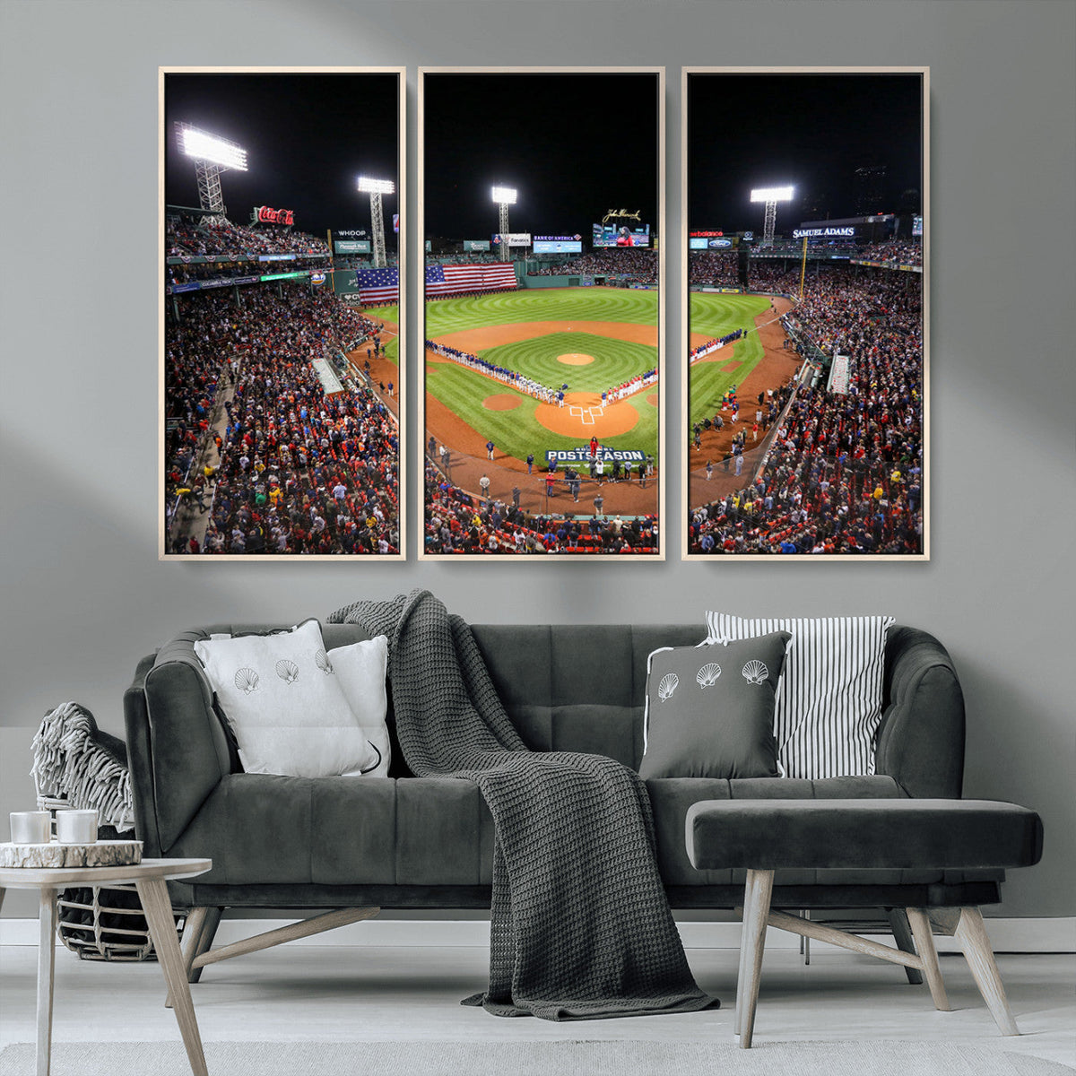 Fenway Park Wall Art Canvas Print | Large Baseball Stadium