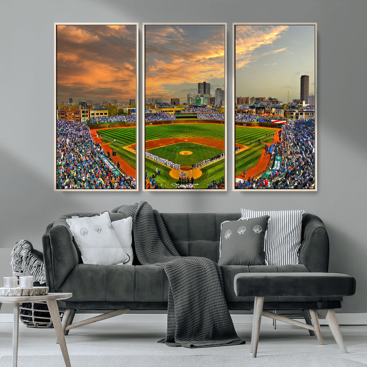 Chicago Wrigley Field Wall Art Canvas Print – Iconic
